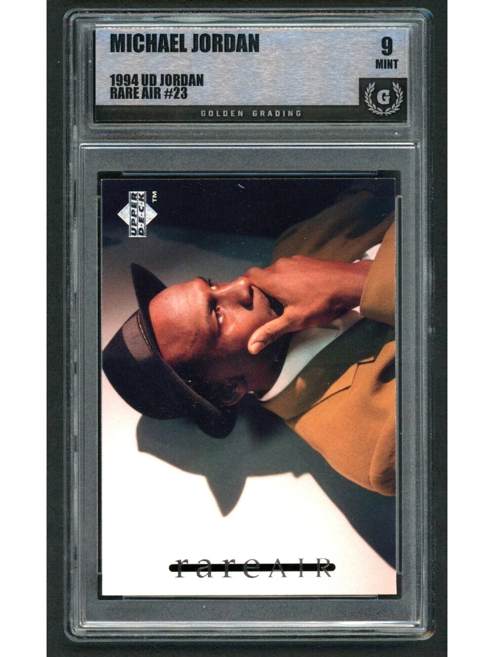 1994 Upper Deck MJ Rare Air #23 Michael Jordan Bulls HOF Graded Mint 9
